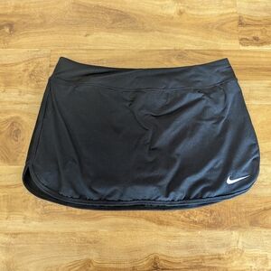 NIKE Dri Fit Women's Skirt Skort  Short Black Size L